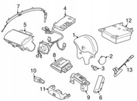 фото thumb №8, Подушка подушка безопасности пассажира jaguar s-type 00-02