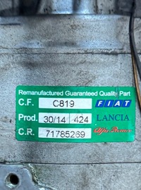 фото thumb №6, Fiat 500 stilo bravo ii doblo idea panda punto компрессор кондиционера