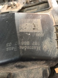 фото thumb №12, Mercedes gle 167 w167 решётка бампера правая a16788858703 amg