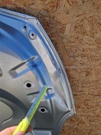 фото thumb №11, Nissan leaf ii 2 18- капот крышка двигателя