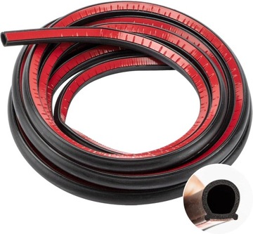 фото thumb №1, Прокладка автомобільна двері капота багажника samoprzylepna тип d великий 5m