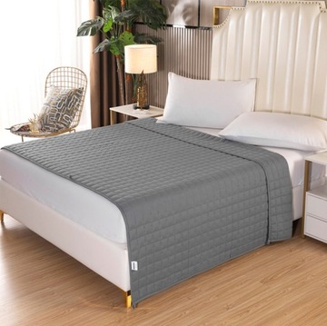 Одеяло хлопковое утяжеленное 150х210см Одеяло 11кг Sensory WHITE для берета