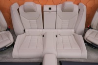фото thumb №6, Bmw g22 салон сиденья заднее сиденье обшивки sport кожа oyster память подогрев