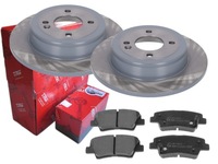 фото thumb №1, Тормозные диски тормозные колодки trw задняя kia rio iii iv hyundai
