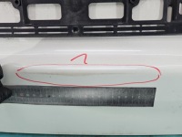 фото thumb №5, Крышка багажника задняя борт нижняя renault koleos i 08-11 белый teqxa