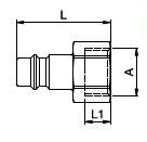 RECTUS 12170 26SF IW10 MXX Wtyk wtyczka 1/8