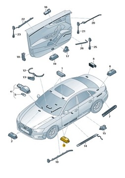 фото thumb №1, Новое оригинальные audi оригинальный номер лампа 8w0947415c
