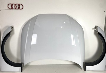 фото thumb №13, Audi a4 b9 allroad бампер капот pas лампи matrix перед комплект білий ls9r