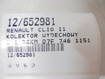 фото thumb №10, Clio ii колектор випускний 115118 1,2 16v