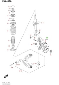 фото thumb №4, Suzuki ignis 17- swift mk8 ступица перед 1.2pb kpl