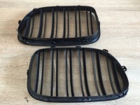 фото thumb №10, Решётки радиатора решётка радиатора ребро чёрный black глянцевый правый левый do bmw serii 7 f01 f02