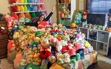 плюшевая игрушка-талисман Squishmallows Cuddle Big Wendy FUN 30см