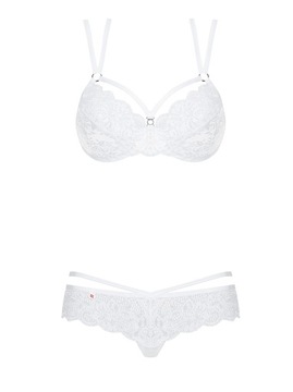 860-SET-2 комплект нижнего белья белого цвета S/M Obsessive