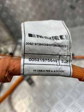 фото thumb №11, Fiat 500e шланг высокого напряжения компрессора кондиционера 52197564