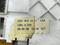 фото thumb №8, Mercedes-benz s w221 2007 комплект лампа потолочный задняя