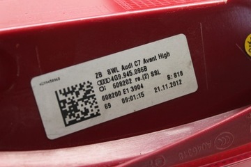 фото thumb №13, Audi a6 4g c7 avant - лампа задня права led 2011+