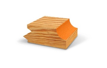 Frez półokrągły wypukły HSS 125x30x8/R=4 GLOBUS