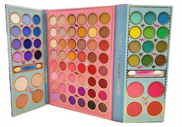 МЕГА МАКИЯЖНАЯ ПАЛИТРА GLITTER GLITTER 80 ШТУК БРОНЗОВЫЙ БЛЕСК
