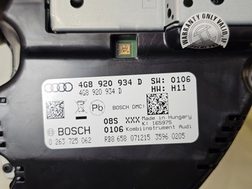 фото thumb №6, Спидометр манометр приборы audi a6 c7 4g8920934d 4g0 4g