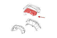 фото thumb №8, Jeep wrangler jk 07-18 кронштейн направляющая lewego передний подкрылок 55078135af