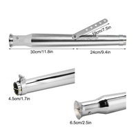 фото thumb №9, 45mm/1.8in труба выхлопная motocykla мотоцикл