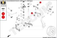 фото thumb №14, Втулка важеля передній верхнього audi porsche seat skoda vw