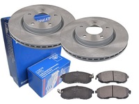 фото thumb №1, Тормозные диски тормозные колодки ate перед nissan pulsar c13 280mm