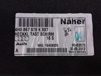 фото thumb №6, Audi a8 s8 d4 4h оббивка кришки зад 4h0867975k