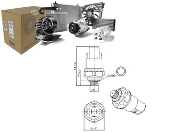фото thumb №11, Выключатель давлений кондиционера подходит для: lexus is i, is sportcross