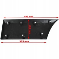 фото thumb №3, Молдинг боковая правая przed колесом renault master ii