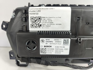 фото thumb №8, Bmw f40 f44 z4 g29 спидометр приборы led 5a5a9f6 виртуальный