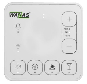 Rekuperator Wanas Black 200V +sterownik Display V3