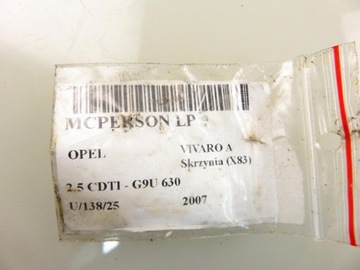 фото thumb №7, Mcperson лівий переднє opel vivaro 2.5 cdti