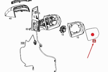 фото thumb №10, Mercedes vito mixto tourer w447 box автобус mpv дзеркало скло нове оригінальні
