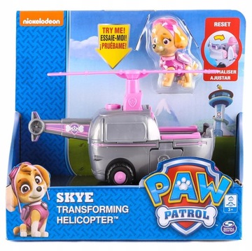 Вертолет Spin Master 20116037 + фигурка Скай, Paw Patrol, пластик, CE