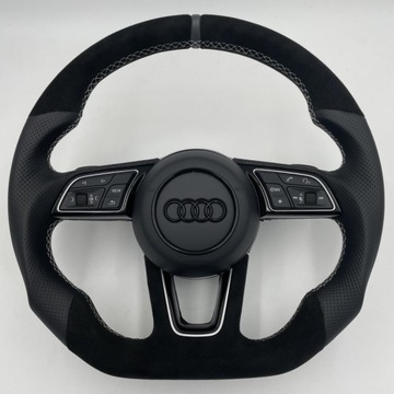 фото thumb №10, Модифікація кермо audi a3 8v a4 b9 a5 8w тюнінг custom карбон s-line