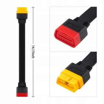 АДАПТЕР УДЛИНЕНИЯ OBD2 16 PIN X431 36см
