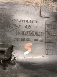 фото thumb №9, Молдинг боковая левая правая renault master iii 7701692582