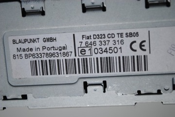 фото thumb №8, Радіопрогравач cd fiat linea 7646337316