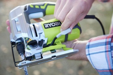 ЭЛЕКТРИЧЕСКИЙ ЛОББИЦ RYOBI 600ВТ ПИЛА RJS850-K РЕГУЛИРОВКА СКОРОСТИ + КОРПУС