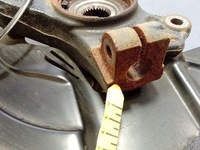 фото thumb №6, Ford puma ii mk2 поворотний кулак ліва перед ступиця