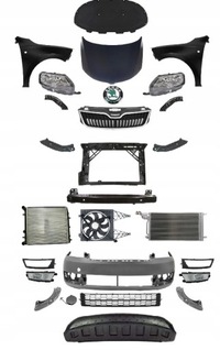 фото thumb №1, Skoda rapid nh 2012-2017 kompletny перед капот pas