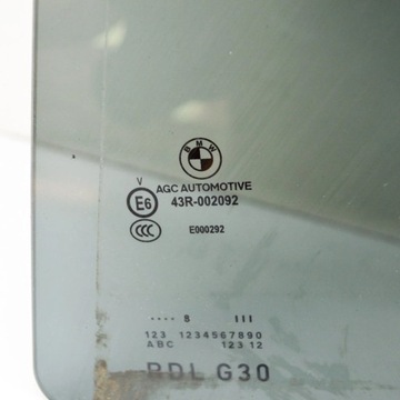 фото thumb №7, Bmw 5 g30 g31 2018 ліва сторона скло двері задніх