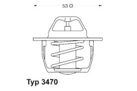 фото thumb №2, Wahler 3470.89d50 термостат, середина охолоджуючий