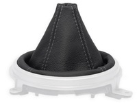 фото thumb №1, Mazda rx-8 2003-2012 чехол переключения передач czarna кожа серые нити