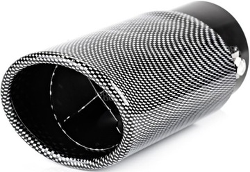 ВЫХЛОПНАЯ НАКОНЕЧНИК Накладка на глушитель Диффузор SPORT CARBON PATTERN CARBON CARBON