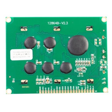 Wyświetlacz LCD graficzny 128x64 Zielony ST7920
