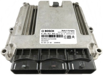 фото thumb №1, Комп'ютер ecu citroen 2.2 0281017866 9666913780