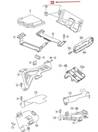 фото thumb №9, Audi q7 4l двигатель управление module кронштейн 4l0907577