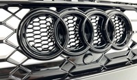 фото thumb №9, Audi a4 s4 8w0 b9 lift s-line стиль rs4 2021 решітка радіатора чорний блиск